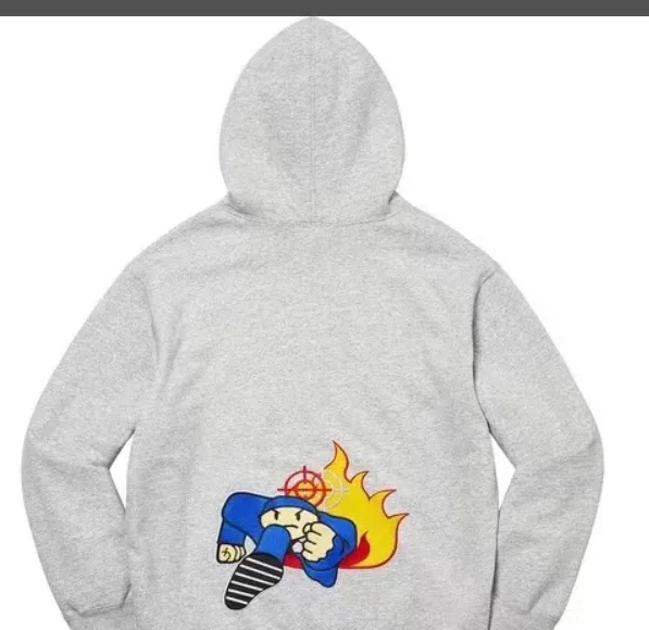 L Hooded M Black XL Grey 22FW Records Down S Flower Duck 1007